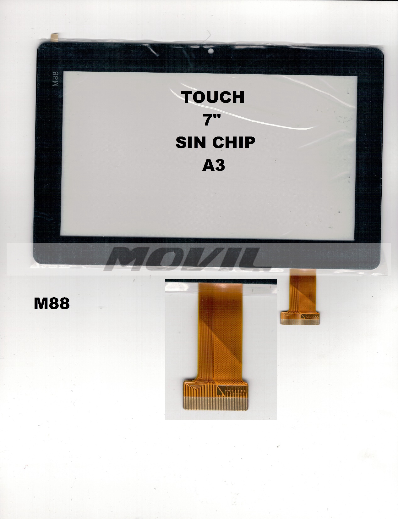 Touch tactil para tablet flex 7 inch SIN CHIP A3 M88